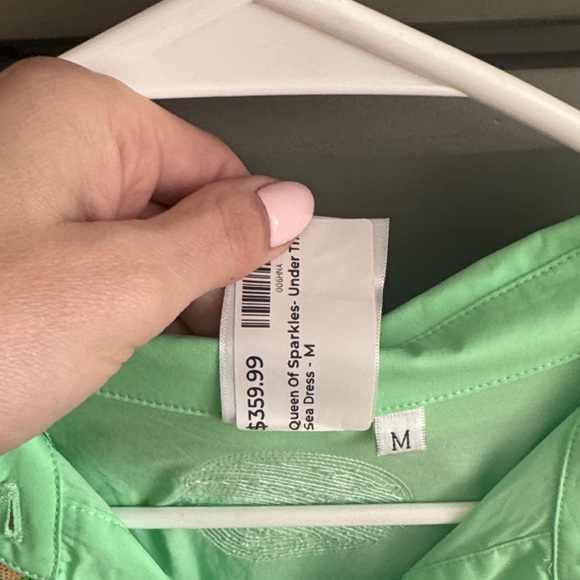 QUEEN OF SPARKLES Mint Green Shirt - Picture 2 of 3